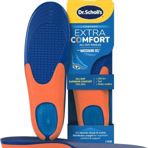 Extra Comfort All-Day Insoles with Massaging Gel® Men's