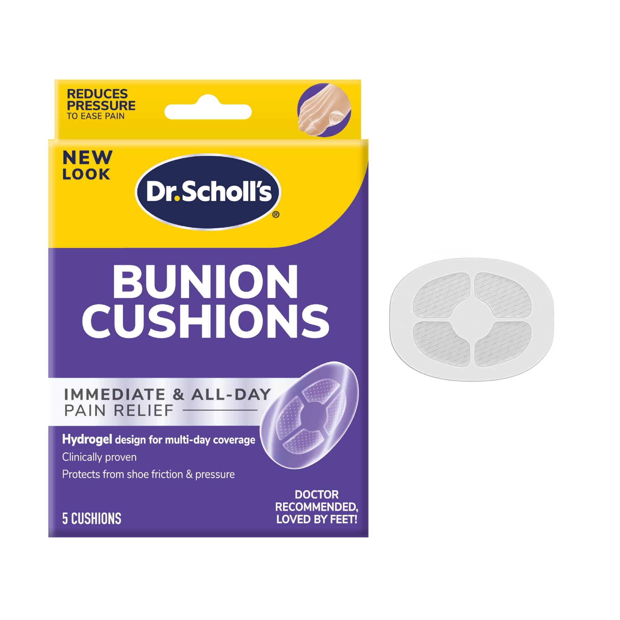 Bunion Cushions with Hydrogel Technology