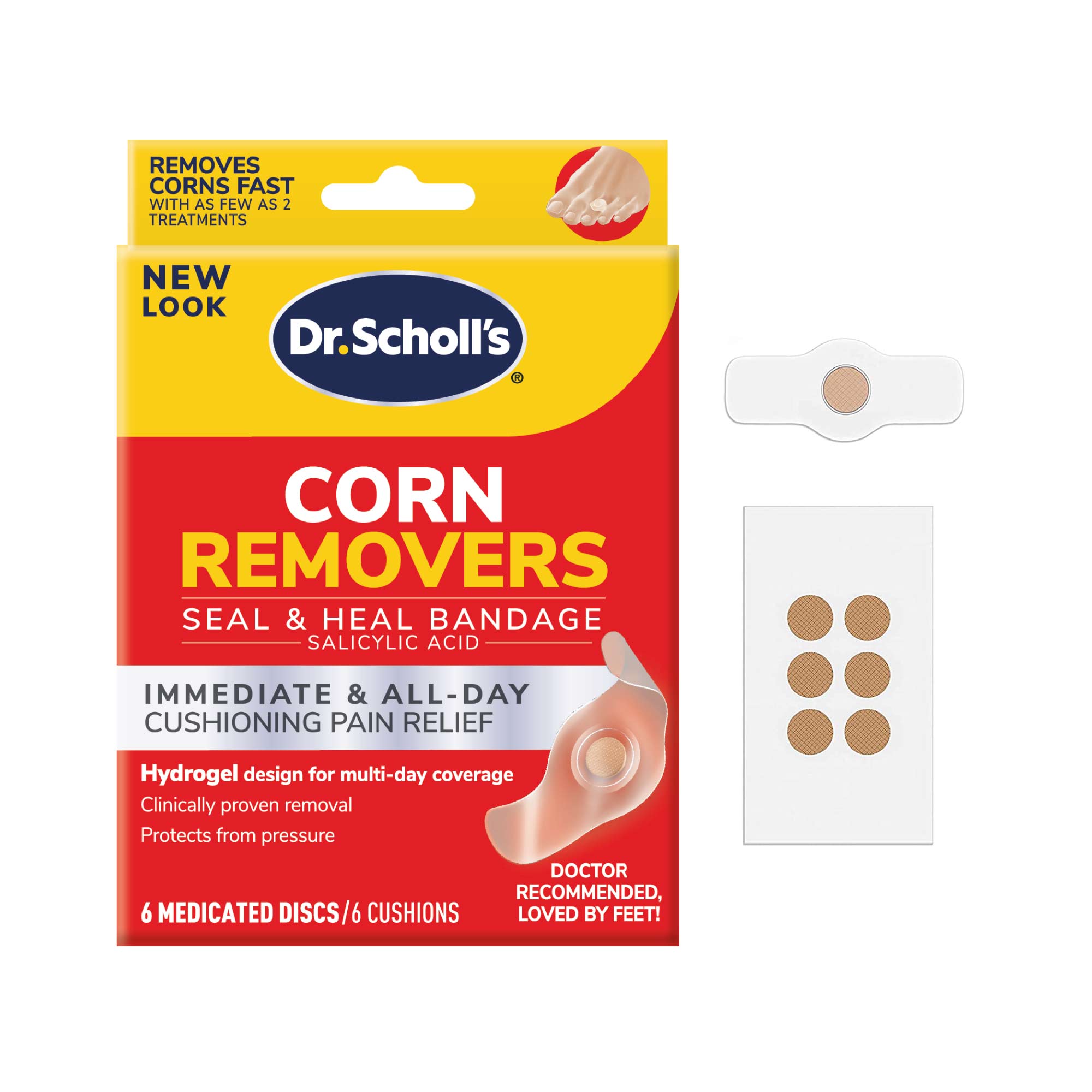 Corn Removers Seal & Heal Bandage with Hydrogel Technology