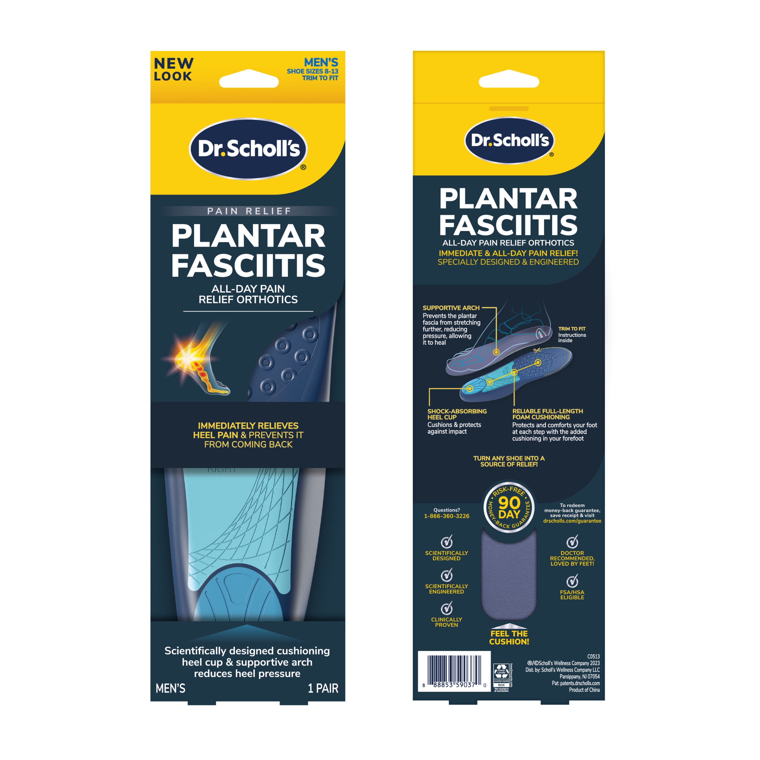 Plantar Fasciitis All-Day Pain Relief Orthotics (3 Pack) - Image 2