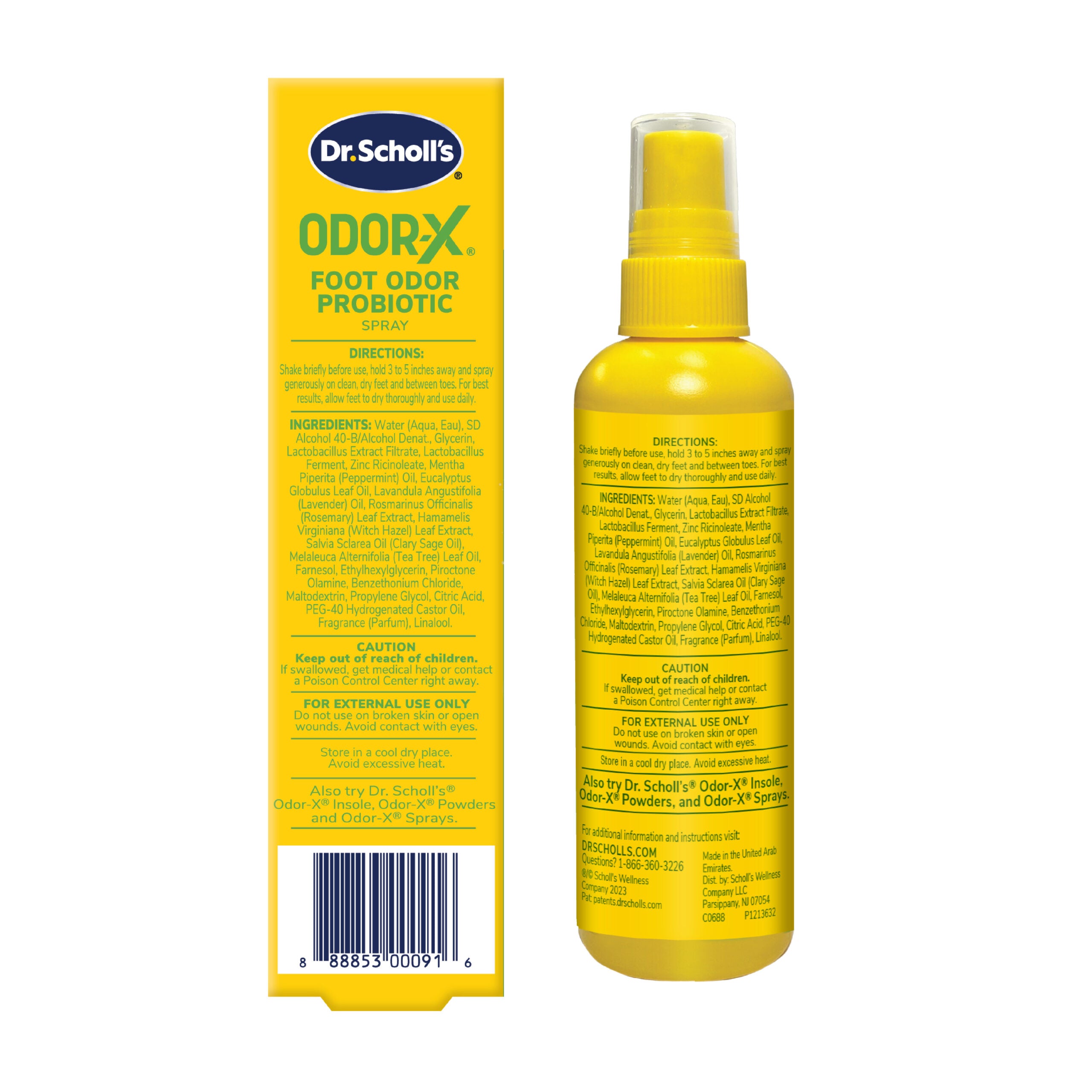 Odor-X® Foot Odor Probiotic Extract Spray - Image 2