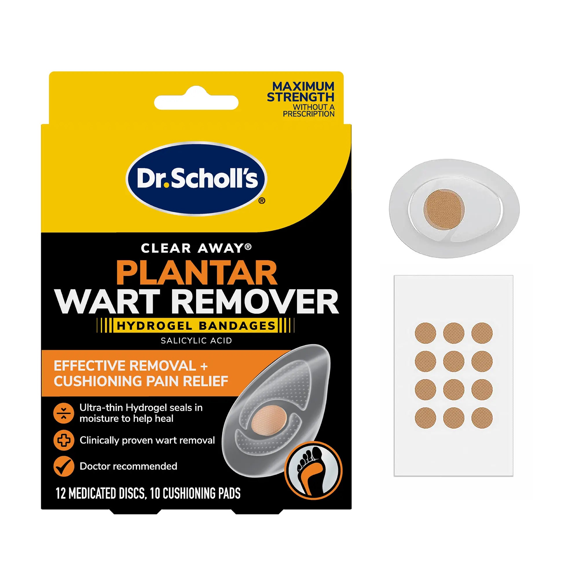 Plantar Wart Remover Seal & Heal Bandage with Hydrogel Technology