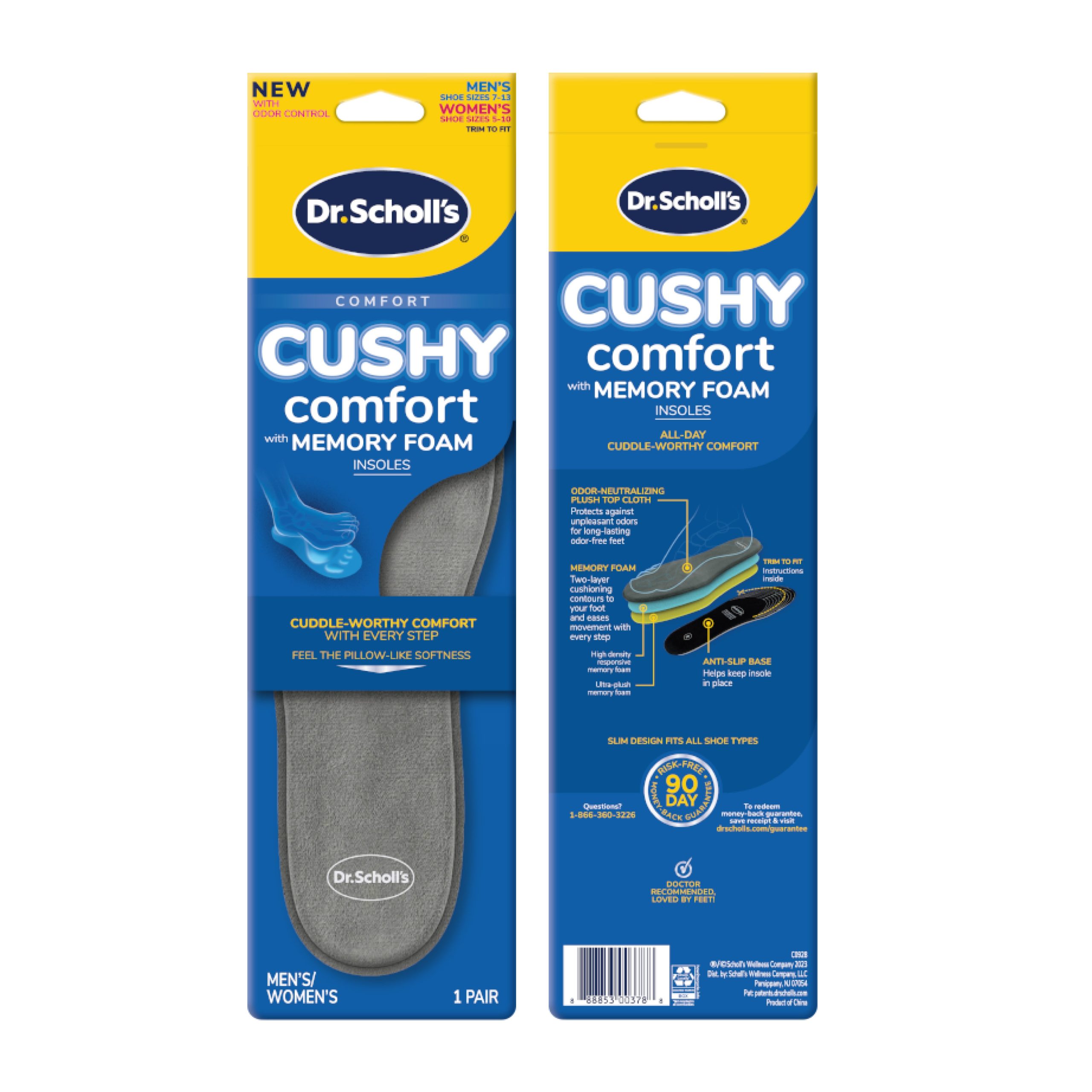 Cushy Comfort with Memory Foam Insoles - Image 2