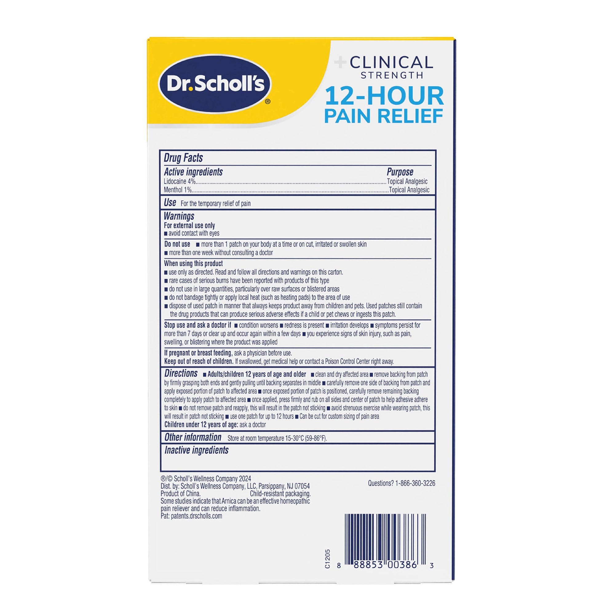 Clinical Strength 12-Hour Pain Relief Hydrogel Patches - Image 7
