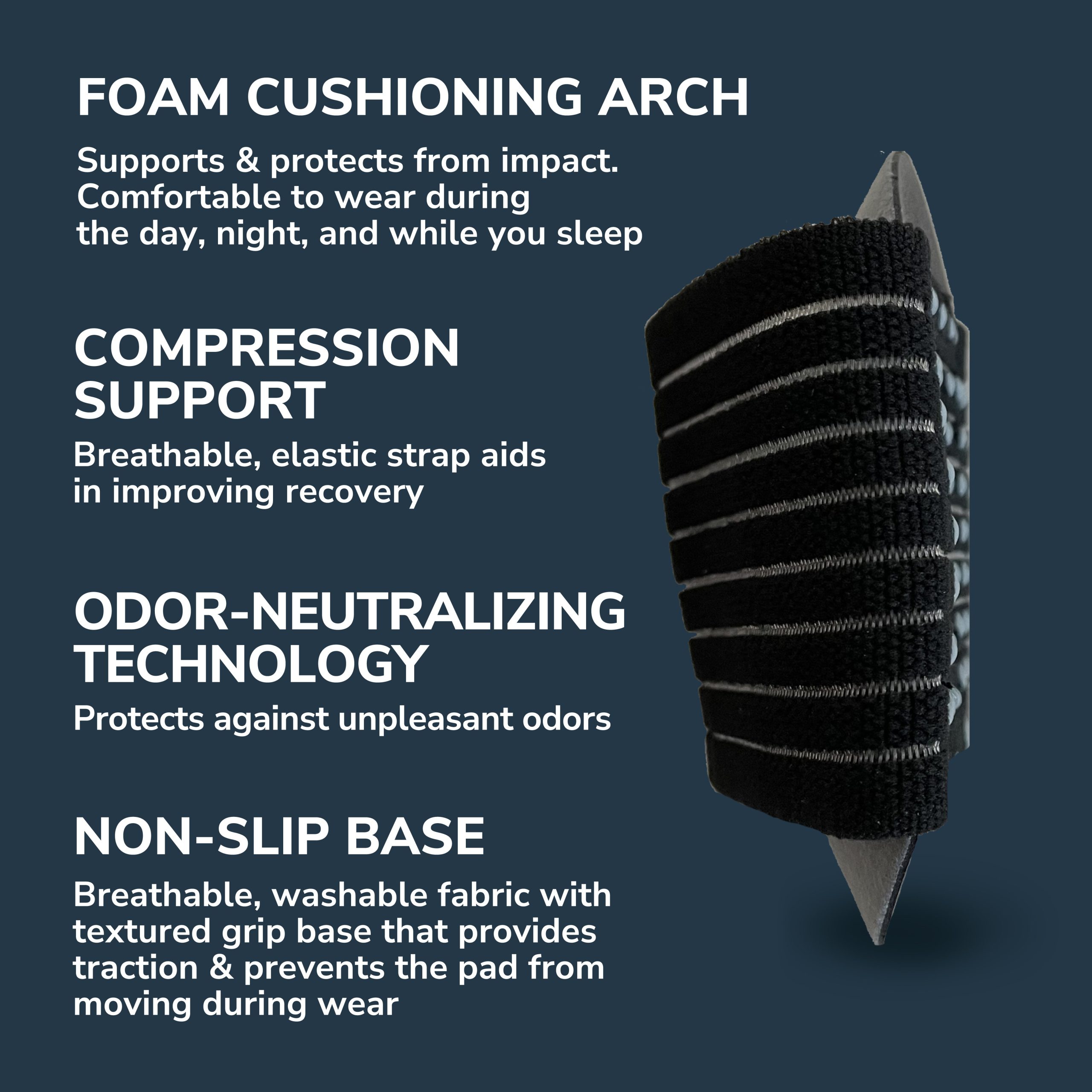 Plantar Fasciitis & Achy Feet Relief Arch Support Sleeve - Image 6
