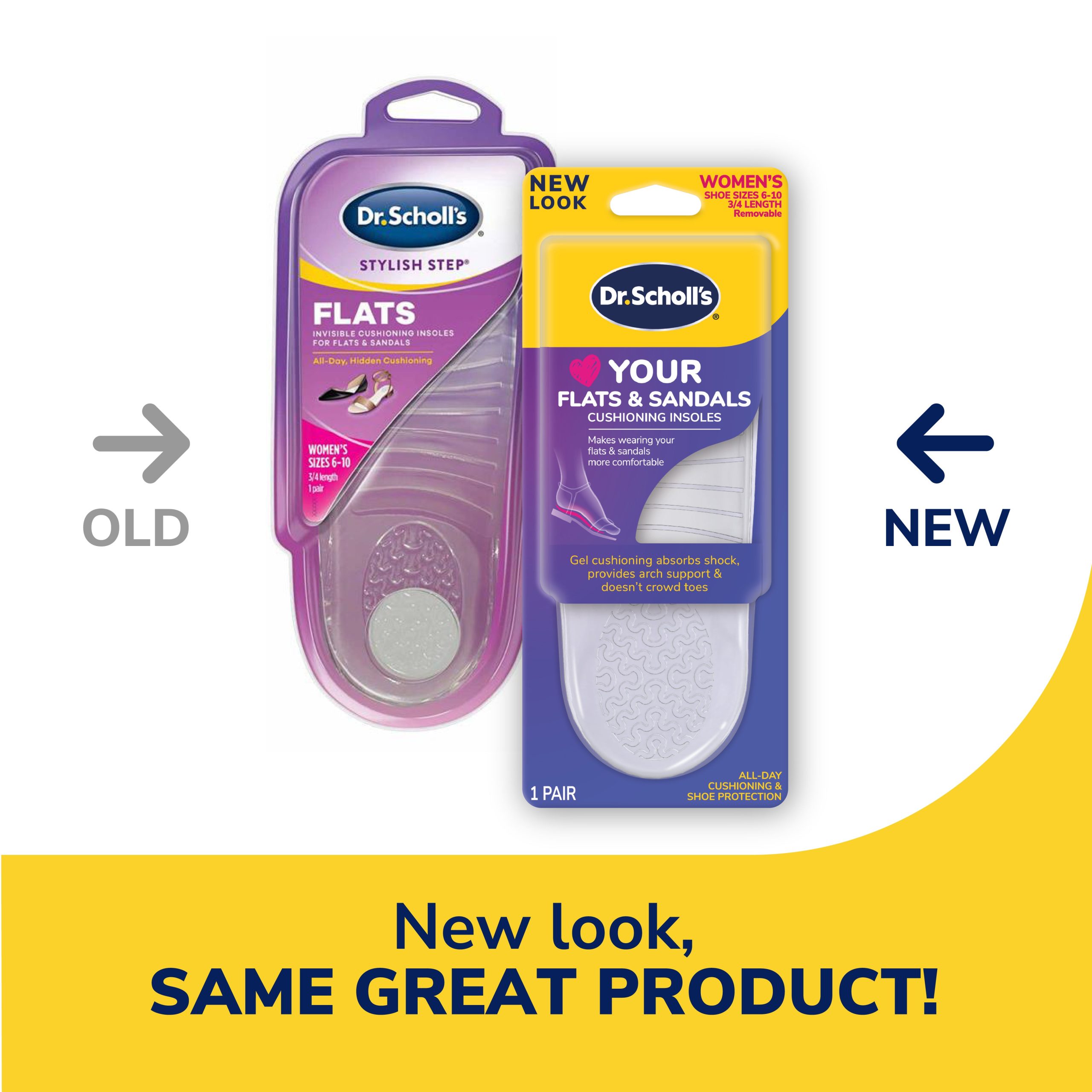 Love Your FLATS & SANDALS 3/4 Length Insoles - Image 3