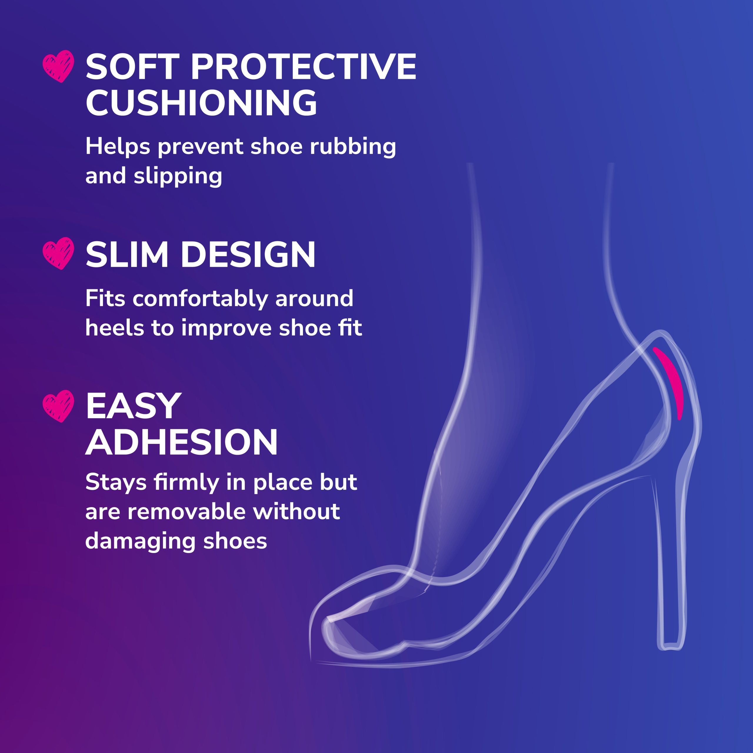 Love Your HEELS & FLATS Heel Liner Cushions - Image 5