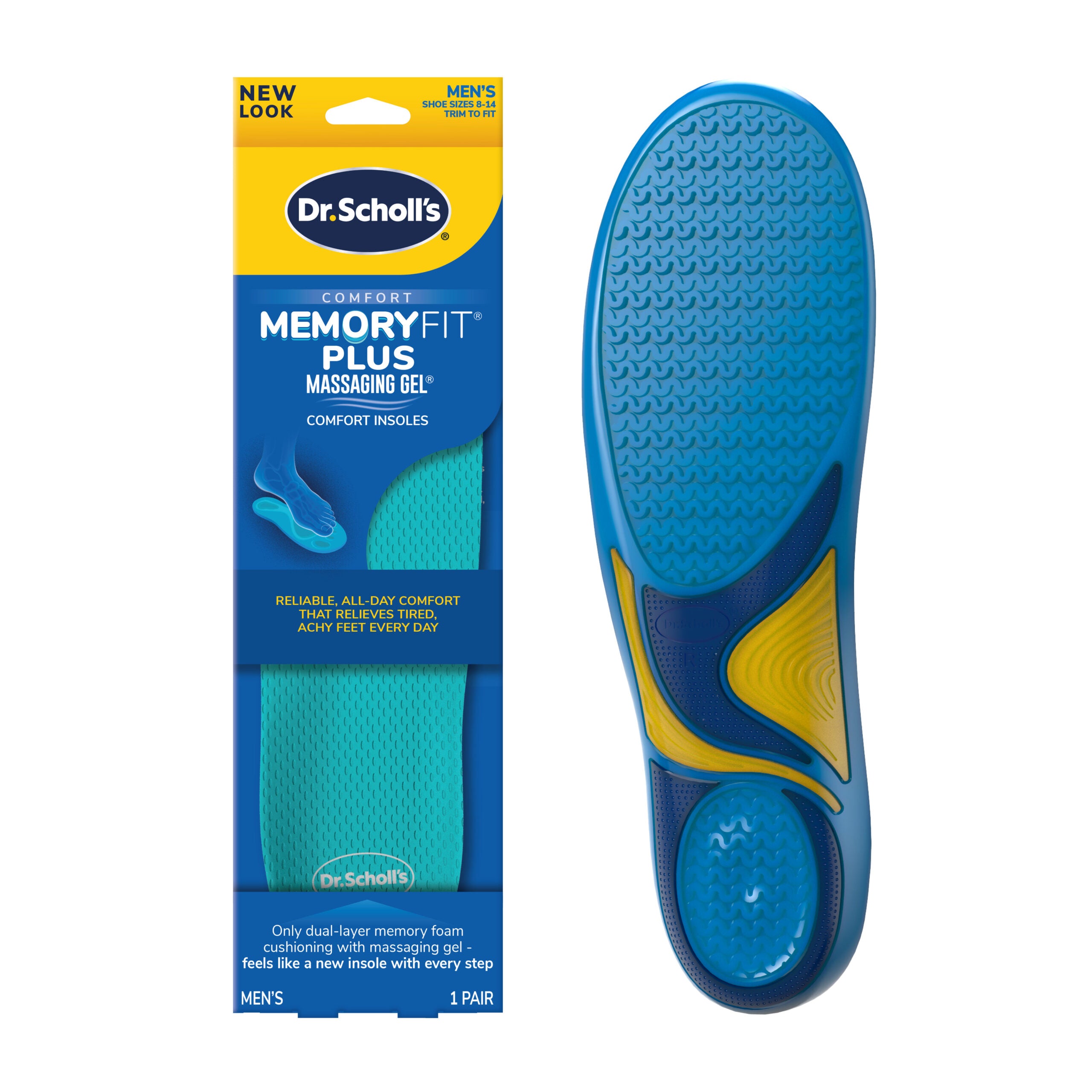 Memory Fit® Plus Massaging Gel® Comfort Insoles - Image 10