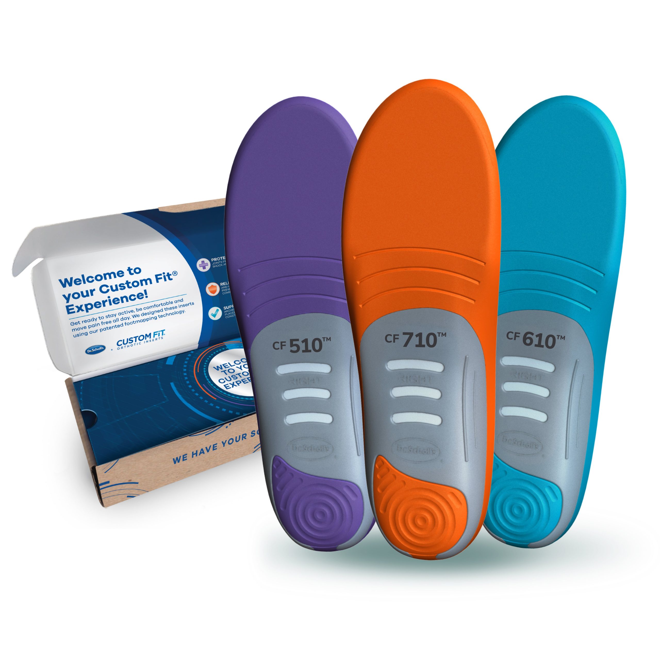Custom FiT® Comfort Insoles Full Length