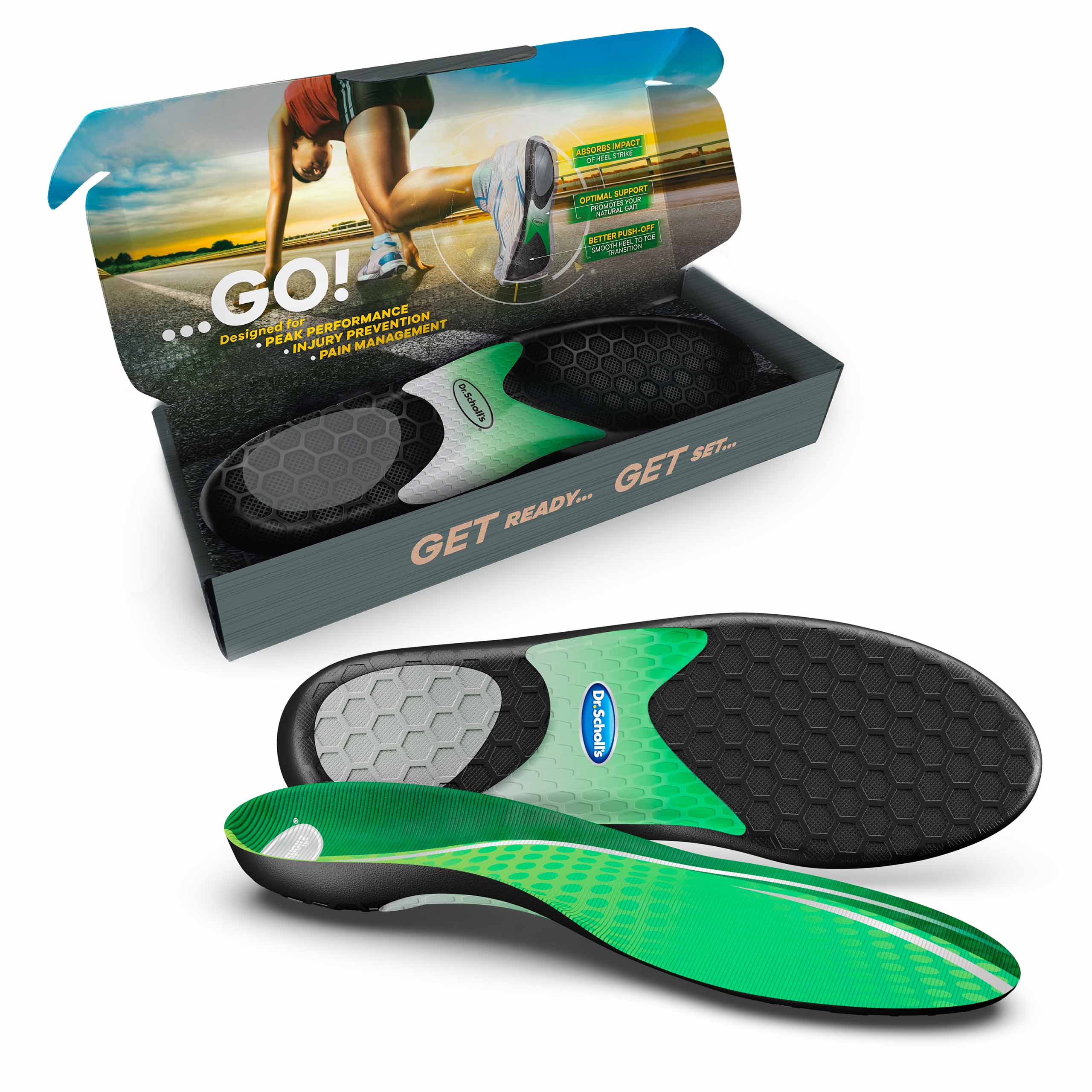 Performance Sized to Fit Running Insoles